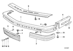 51111971396 - Vehicle Trim: Bumper, Front for BMW Image