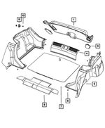 5ST52VXLAB - Interior Trim: Wheelhouse Carpet, Right for Mopar Image