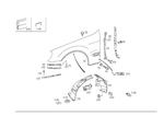 2208890395 - Attachment Parts: Intermediate Layer for Mercedes-Benz Image