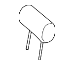 H64001A83A - Body: Headrest for Nissan Image