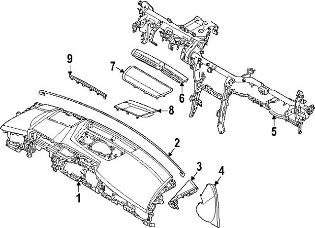 84710T6BB0U3R - : Instrument Panel for Hyundai Image