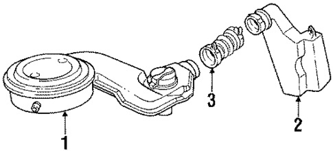 Air Inlet for 1985 Pontiac J2000 Sunbird #0