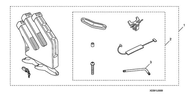 Snowboard Attachment for 2009 Acura RDX #0