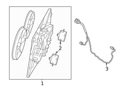 Cooling Fan for 2014 Chrysler 300 #0