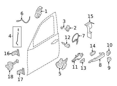 Front Door for 2016 BMW X5 #0