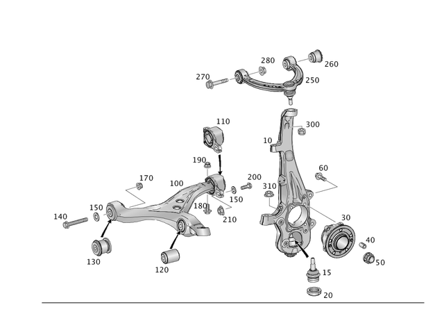 29904454 - Front Axle: Twelve-Point Nut for Mercedes-Benz Image image