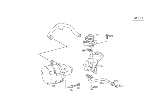 Air Pump for 2002 Mercedes-Benz C32 AMG #0