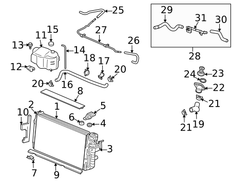 Hardware, Fasteners & Fittings for 2004 Pontiac Bonneville #0
