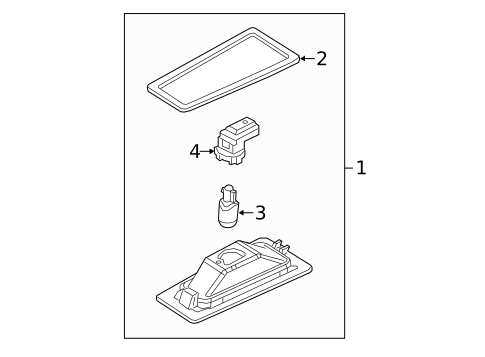 License Lamps for 2018 Mazda 3 #0
