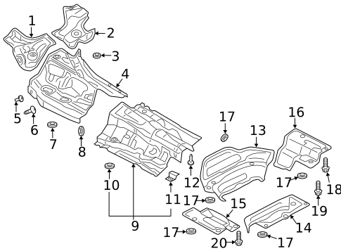 Heat Shields for 2025 Audi A6 allroad #0