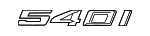 51145A0C8C4 - Body: Nameplate for BMW: 540i xDrive Image