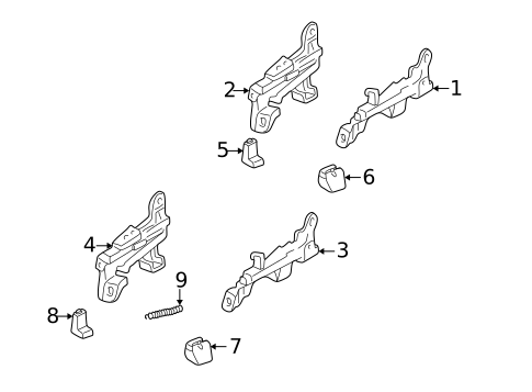 Tracks & Components for 2001 Mazda B3000 #1