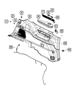 6UN13TX7AA - : Quarter Lower Applique for Mopar Image