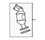 19420253 - : Catalytic Converter for Cadillac: SRX Image