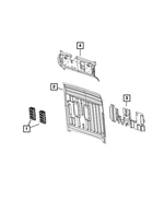 68276521AC - Body Sheet Metal Except Doors: Body Panel Deadener for Mopar Image
