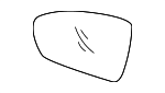87611F6080 - Body: Mirror Glass for Kia: Cadenza Image