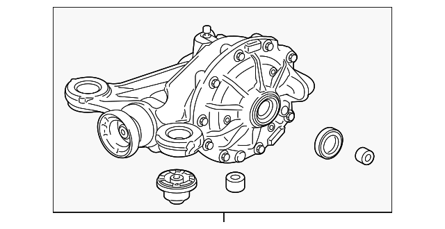 2014-2021 Jaguar F-Type Differential Assembly T2R81338 | OEM Parts