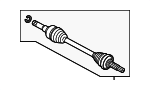 T2R16045 - : Axle Assembly for Jaguar: F-Type Image