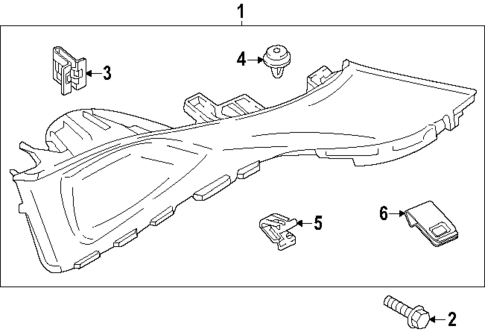 Interior Trim - Quarter Panels for 2024 Hyundai Kona #0