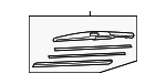 852420E030 - Body: Wiper Blade for Lexus: IS300, RX330, RX350, RX400h Image