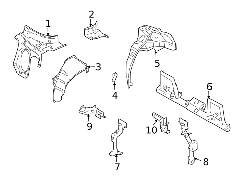 Inner Structure for 2010 Nissan 370Z #0