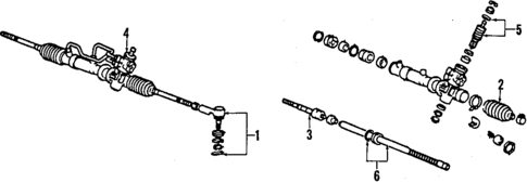 Steering Gear & Linkage for 1987 Mitsubishi Tredia #0