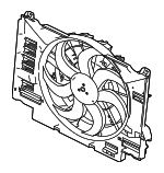 LR137841 - Cooling System: Fan Assembly for Land Rover: Range Rover Velar Image