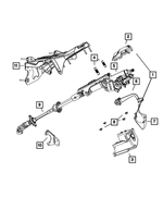 1HF75DK7AA - : Steering Column Shroud for Dodge: Nitro | Jeep: Liberty Image