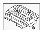 6K103925BT - Engine: Engine Cover for Audi Image
