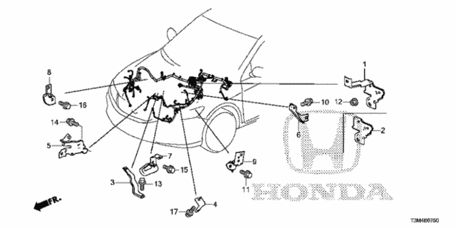 Wire Harness Bracket for 2017 Honda Accord #0