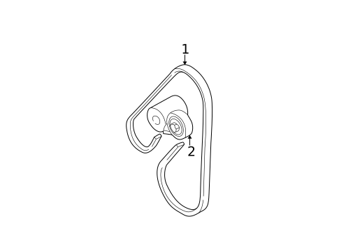 Belts & Pulleys for 2002 Audi A6 Quattro #0