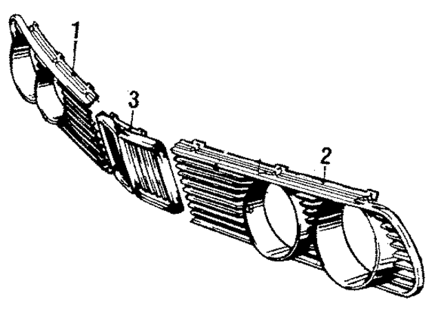 51131919200 - Body: Grille for BMW Image