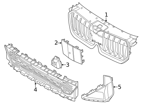 Grille for 2026 BMW X1 #0