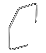 46372713309051 - Body: Weatherstrip for Mercedes-Benz Image