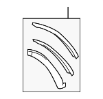 98656192401 - Body: Gasket for Porsche: Boxster Image