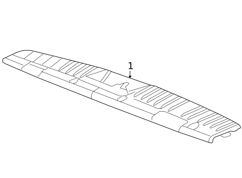 Interior Trim - Rear Body for 2013 Dodge Grand Caravan #0