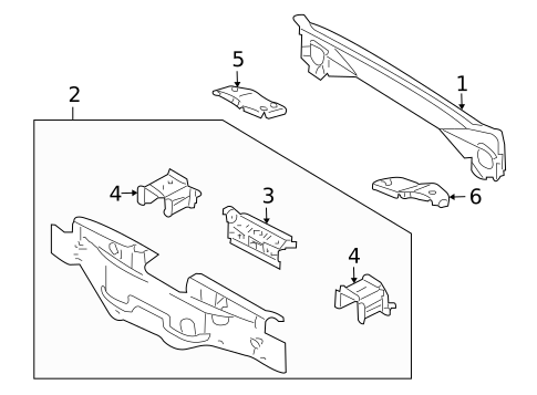 Rear Body for 2010 Mazda Tribute #0