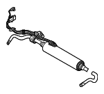 37106899785 - Suspension: Stabilizer Bar for BMW: 530e, 530e xDrive, 530i, 530i xDrive, 540d xDrive, 540i, 540i xDrive, 740i, 740i xDrive, 745e xDrive, 750i xDrive, 840i Gran Coupe, 840i xDrive Gran Coupe, Alpina B7, Alpina B8 Gran Coupe, M5, M550i xDrive, M760i xDrive, M8 Gran Coupe, M850i xDrive, M850i xDrive Gran Coupe Image