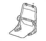88995761 - Body: Seat Back Frame for Pontiac: Grand Prix Image