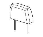88995672 - Body: Headrest for Pontiac: Grand Prix Image