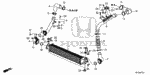 172655AAA00 - Electrical/Exhaust/Heater/Fuel: STAY, INTERCOOLER INLET PIPE for Honda Image
