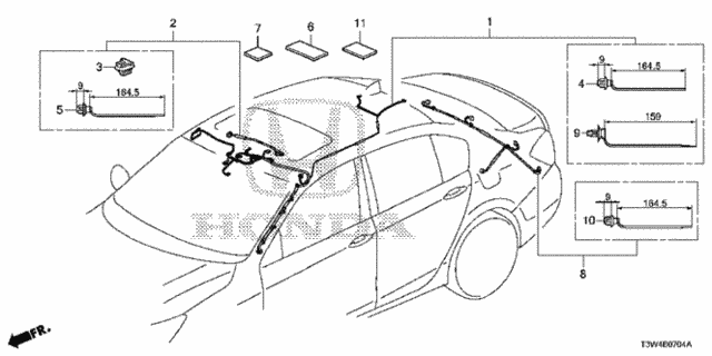 Wire Harness (5) for 2014 Honda Accord #0