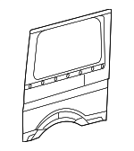 68009162AB - Body: Rear Panel for Dodge: Sprinter 2500, Sprinter 3500 Image