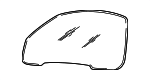 98654251100 - : Door Glass for Porsche: Boxster Image