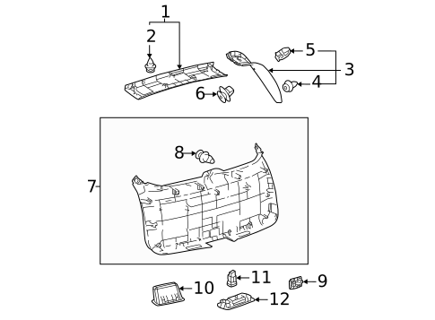 Interior Trim for 2022 Lexus NX350h #0