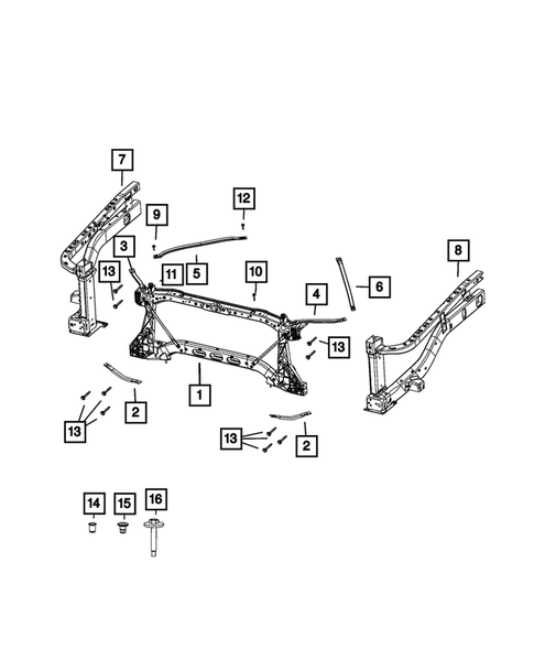 Radiator and Related Parts; Charge Air Cooler for 2023 Ram 3500 #2