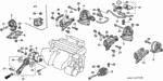 17205PC6000 - Body/Air Conditioning: CLAMP, TUBE (7.5X2) for Honda Image