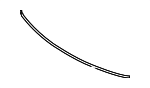 87150T10004X - Body: Lower Molding for Hyundai Image