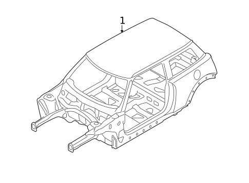 Body Shell for 2020 Mini Cooper Clubman #0