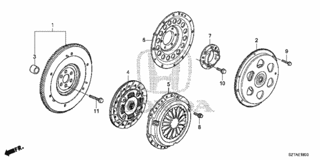 Clutch - Flywheel for 2016 Honda CR-Z #0